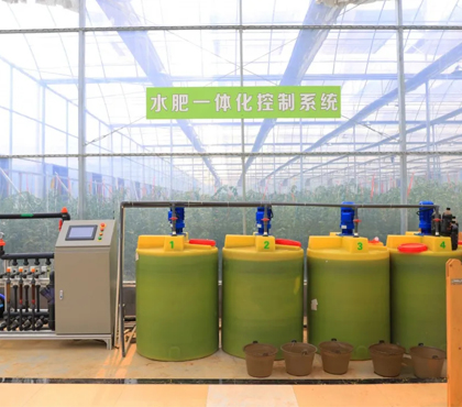 金海湖新區(qū)，智能溫室大棚采用華勝物聯(lián)網(wǎng)水肥一體化設(shè)備實(shí)現(xiàn)智能化灌溉